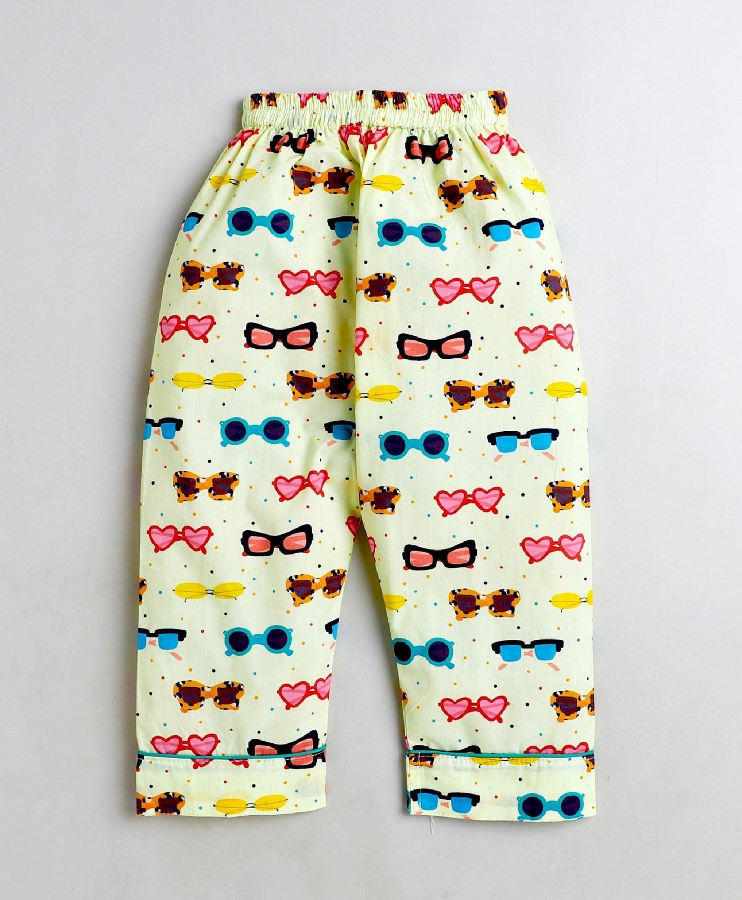 Sunglasses Printed Night Suit Set