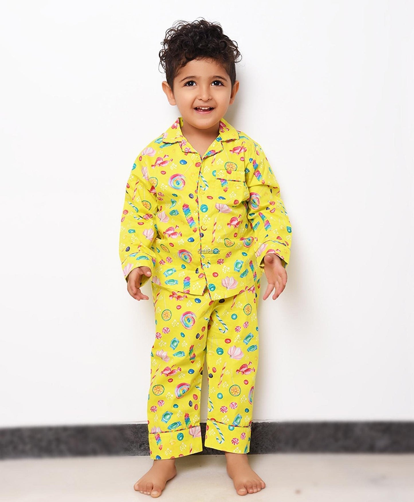 Sweet Candy Printed Night Suit Set