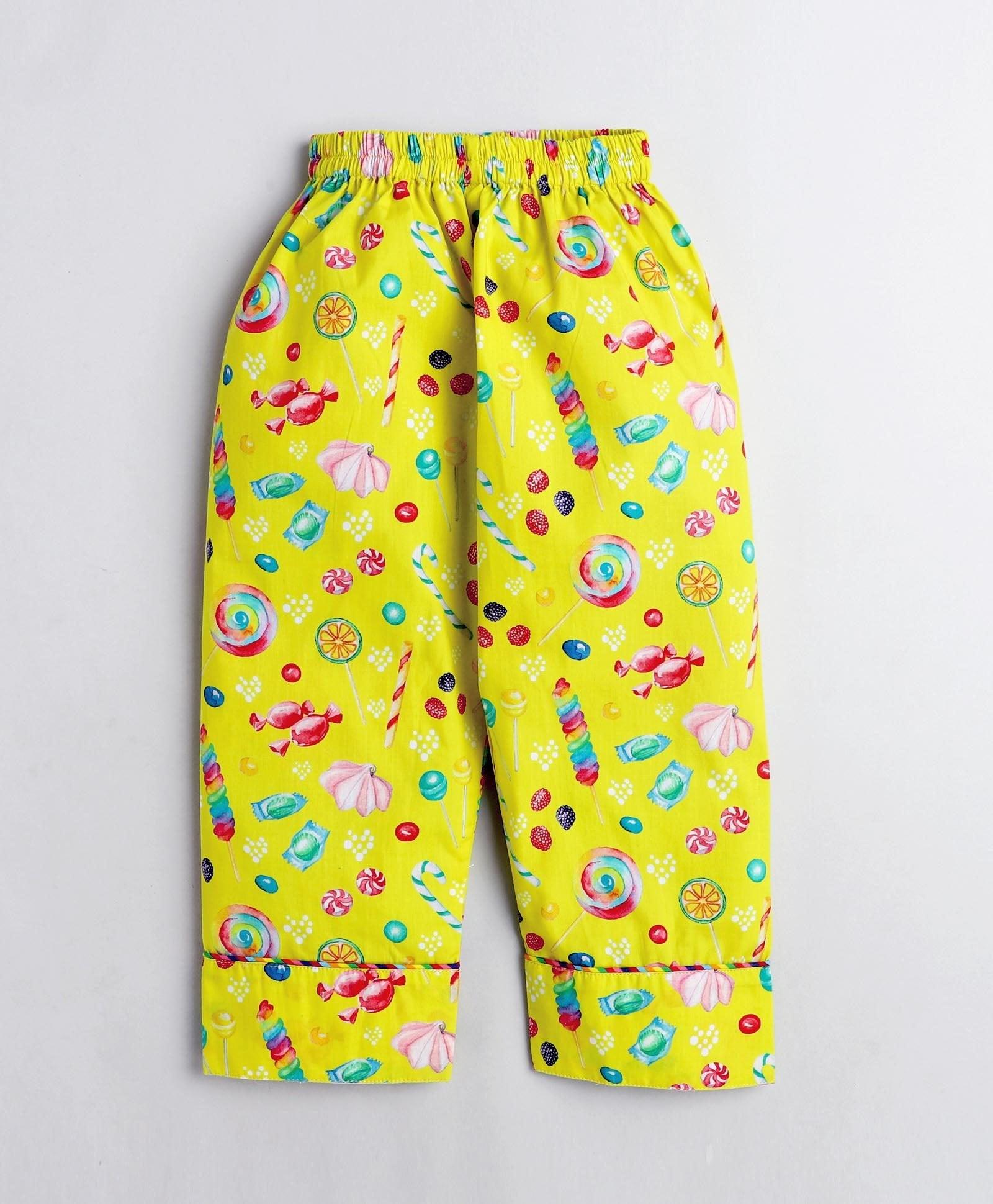 Sweet Candy Printed Night Suit Set