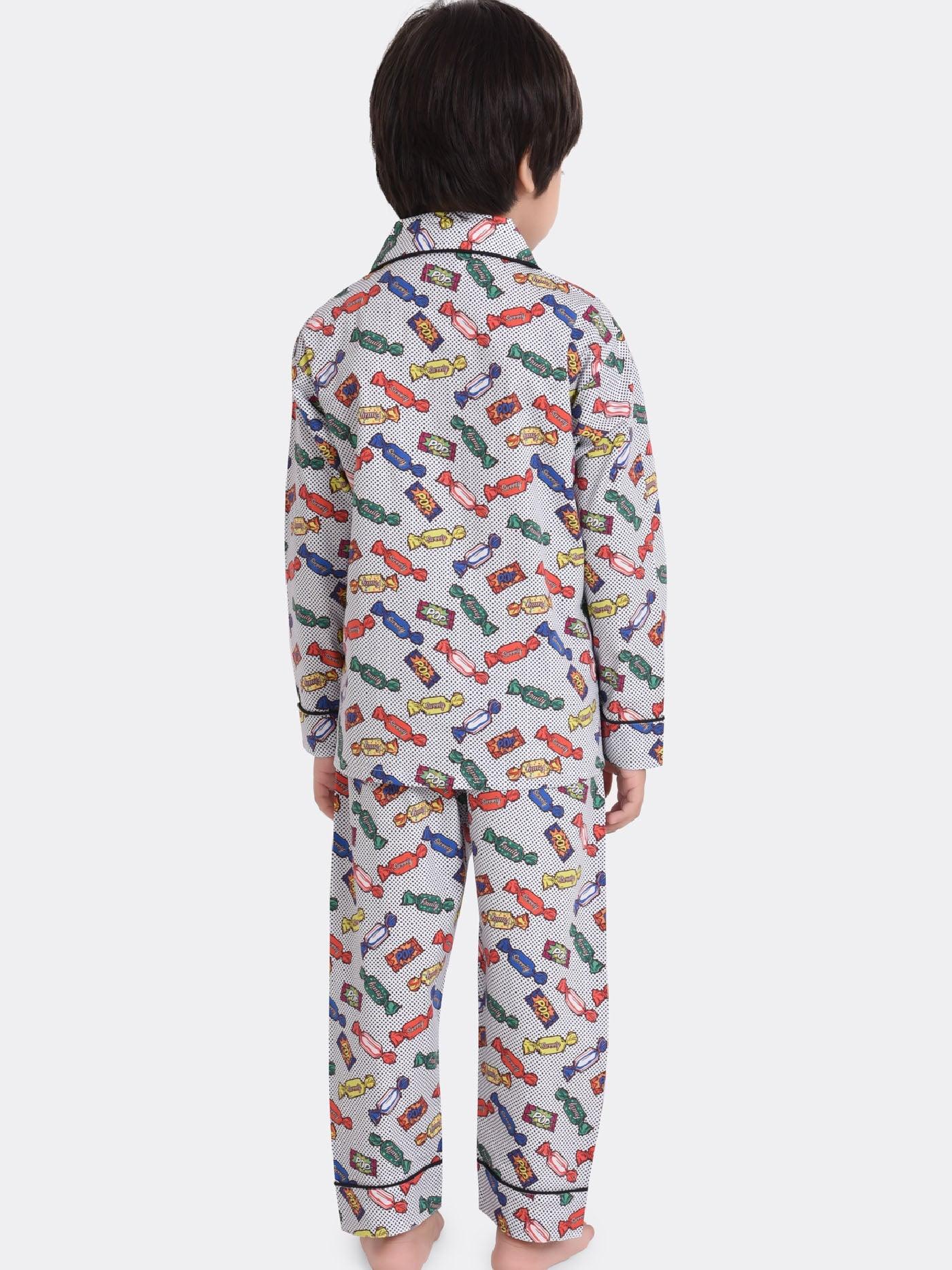 Toffee Printed Nightsuit Set