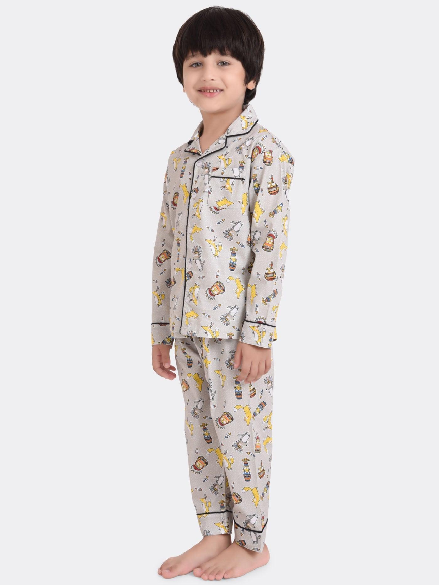 Tribe Printed Nightsuit Set