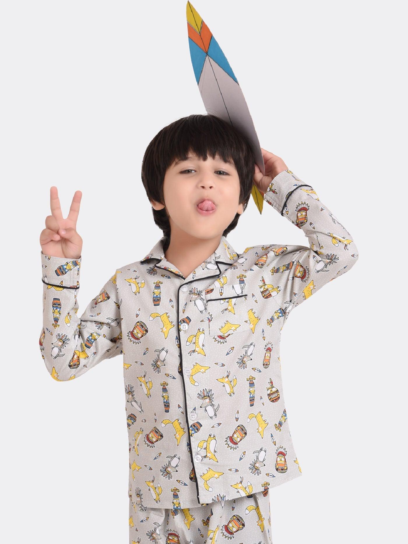 Tribe Printed Nightsuit Set