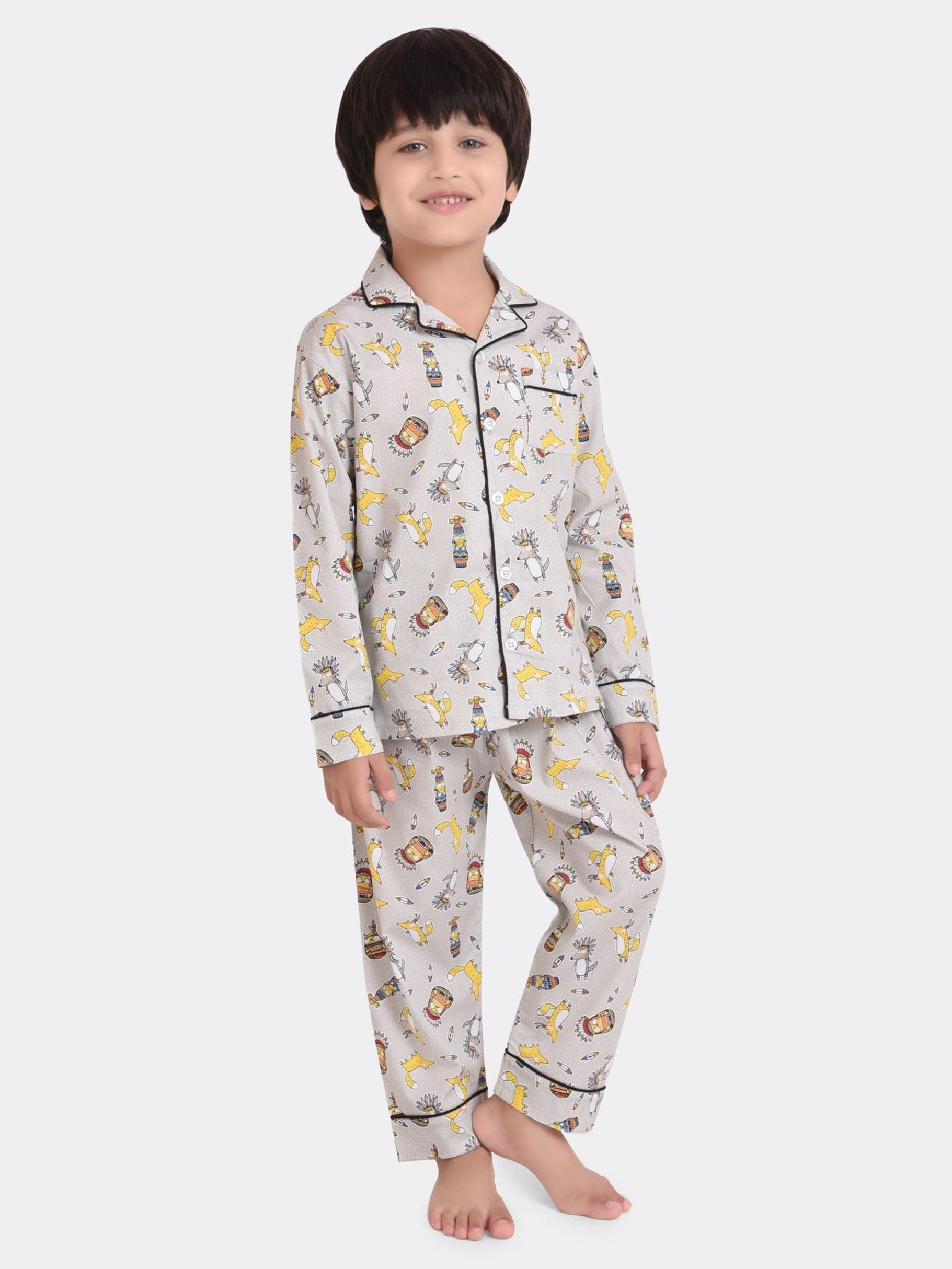 Tribe Printed Nightsuit Set