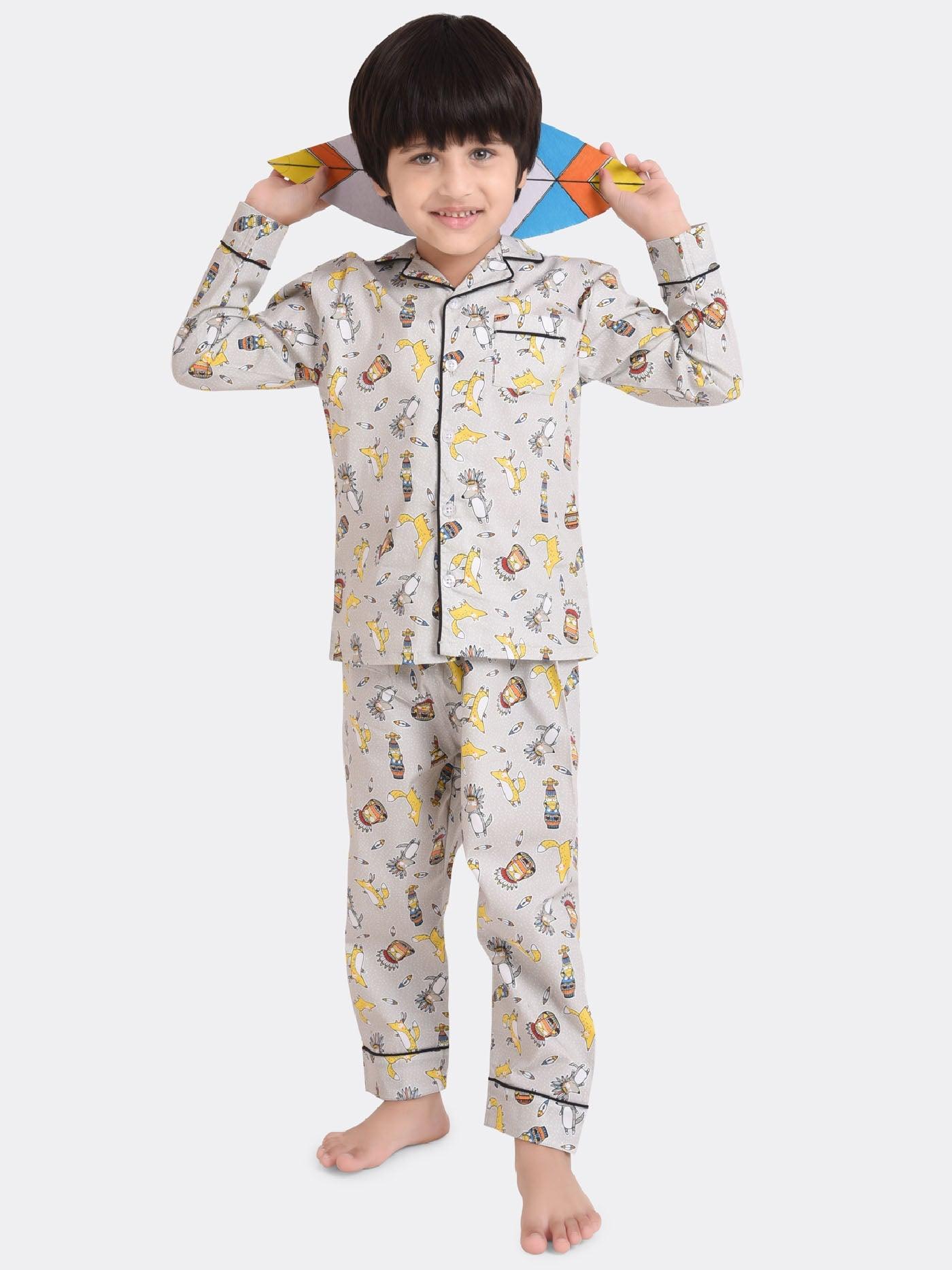 Tribe Printed Nightsuit Set