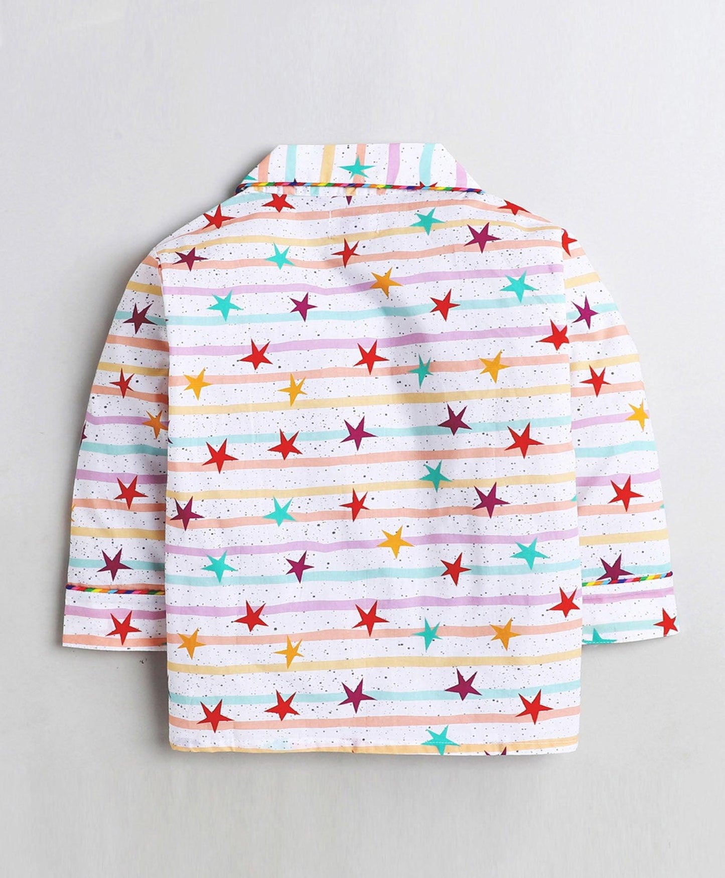 Twinkling Stars Printed Night Suit Set