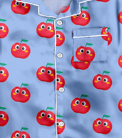 Apple Pure Cotton Printed Nightsuit Set