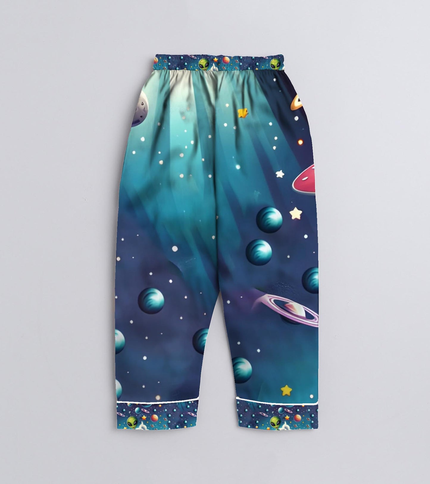 Astronaut Pure Cotton Printed Nightsuit Set