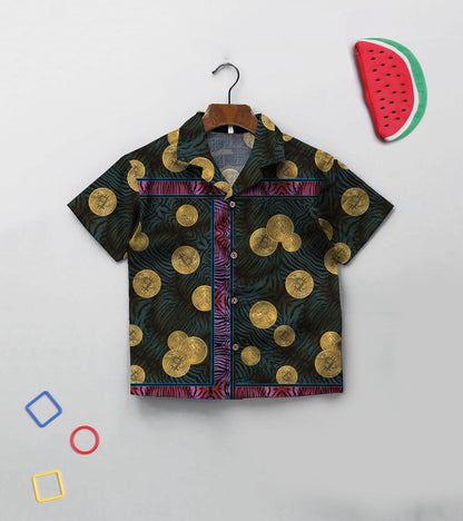 Bcoin Printed Boys Co ord Set