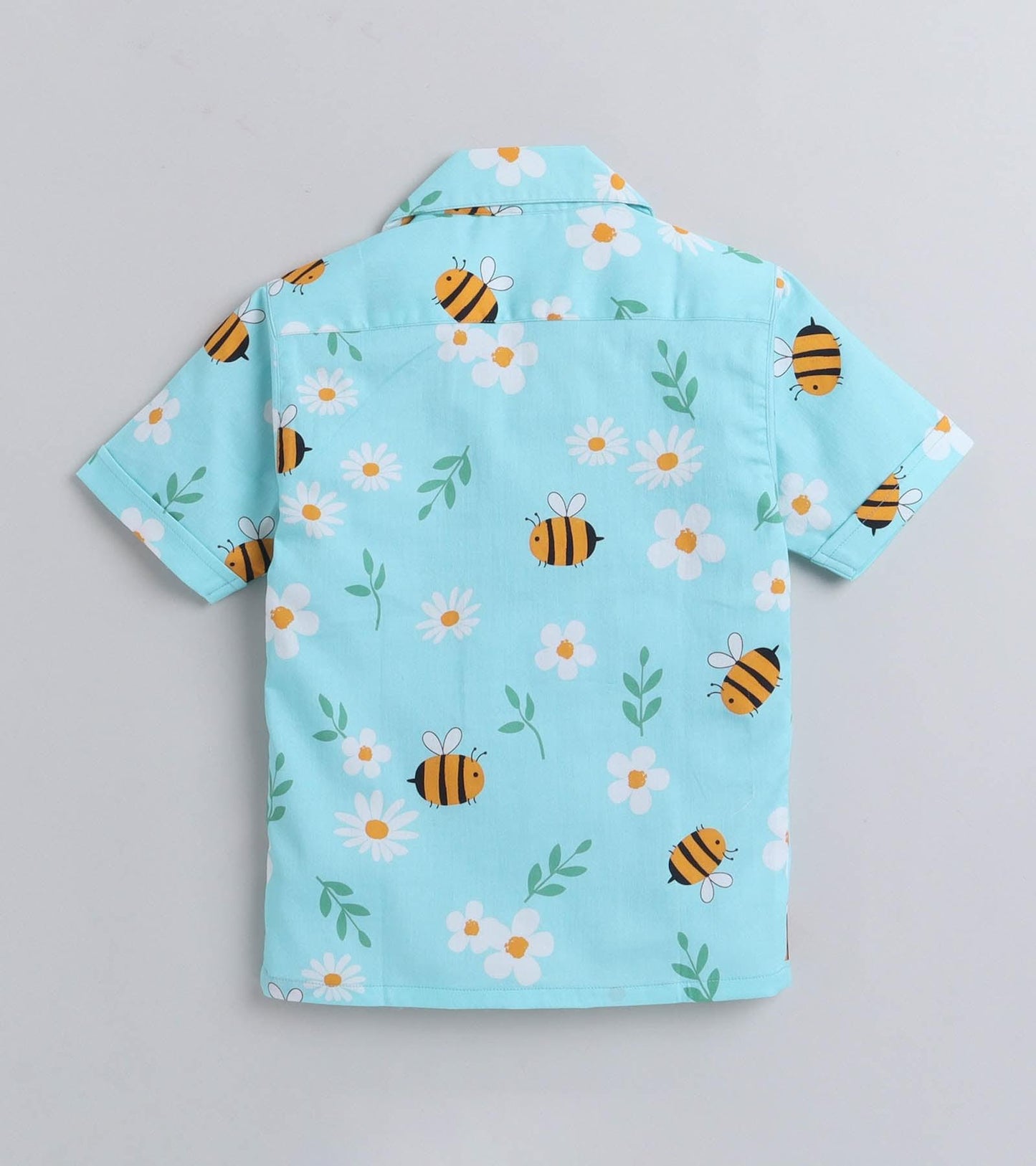 Beelious Digital printed Shirt with yellow solid Shorts