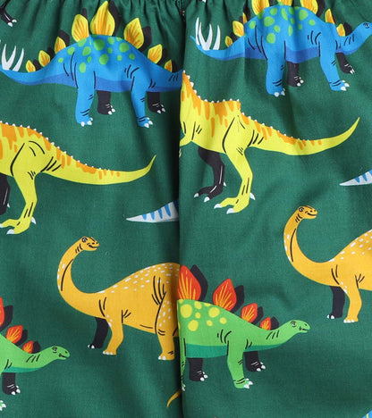 Big Dinosaur Night Suit Set Half Sleeve