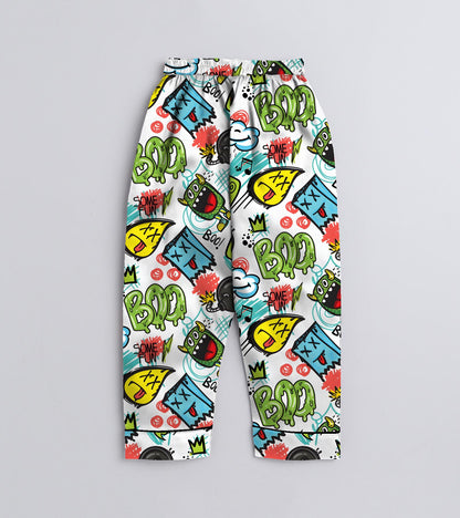 Boo Printed Nightsuit Set