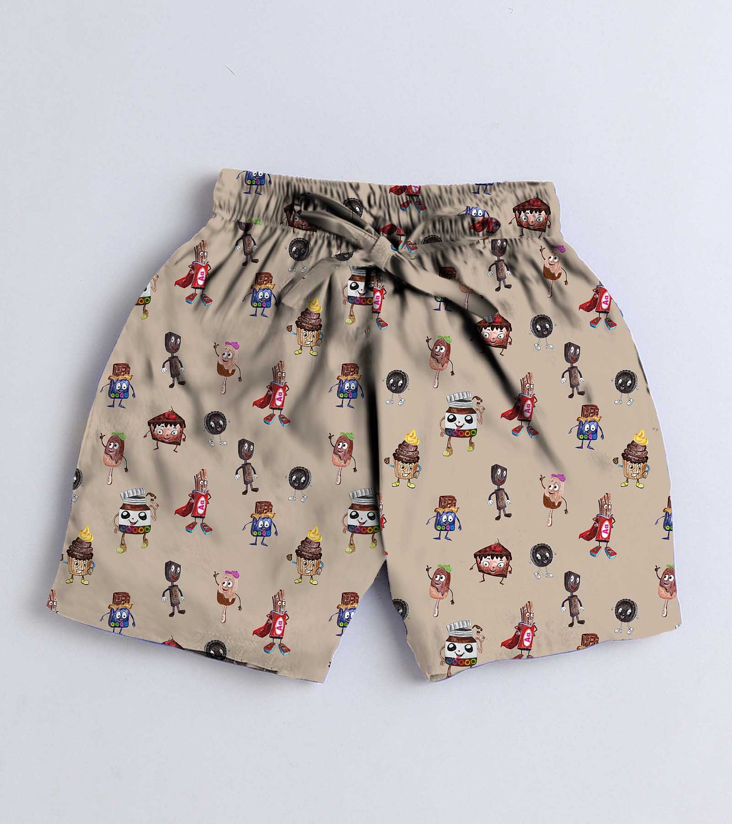 Chocolate Printed Boys Co ord Set