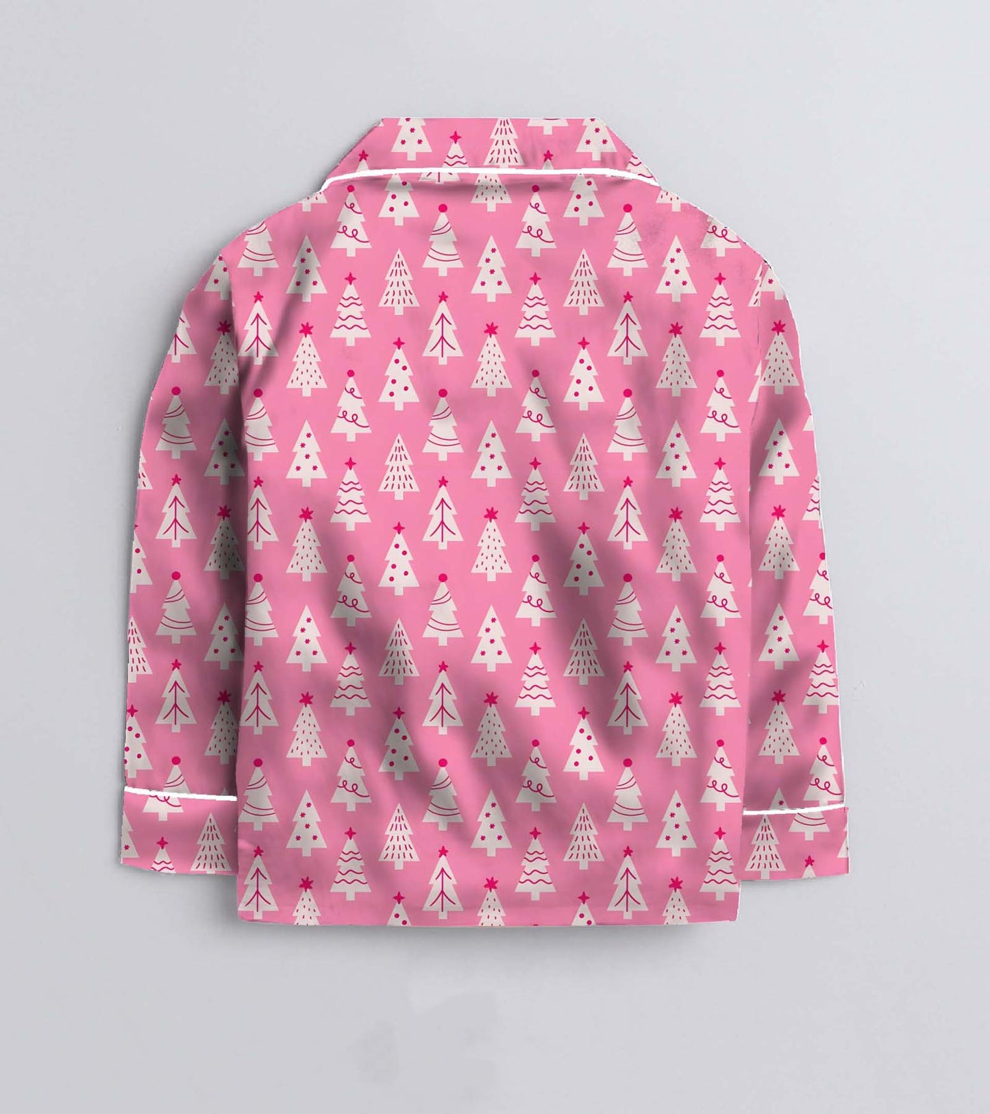 Christmas Cute Tree Pure Cotton Christmas Printed Nightsuit Set