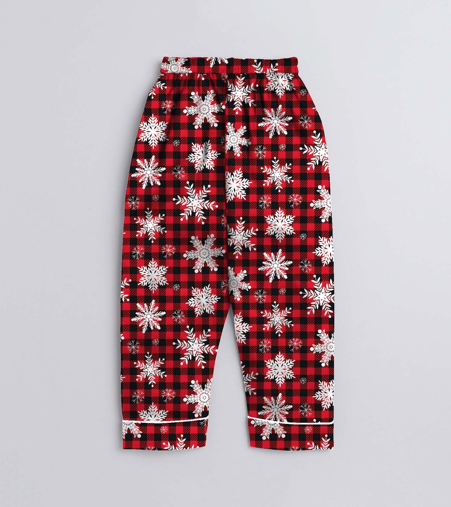 Christmas Snow Pure Cotton Christmas Printed Nightsuit Set