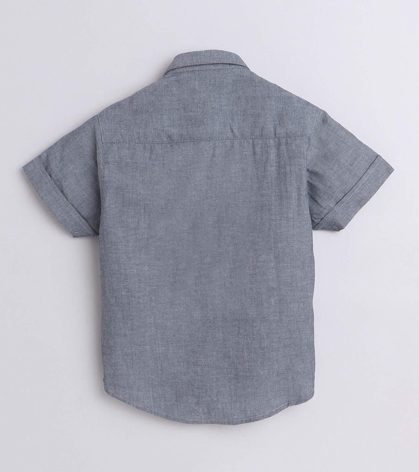 Classic Denim Boys Half Sleeve Shirt