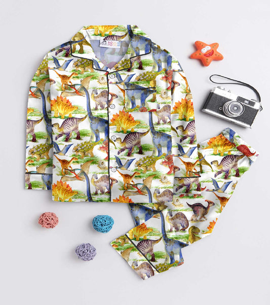 Dinosaur Printed Nightsuit Set