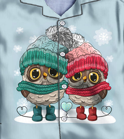 Doll Printed Girls Pure Cotton Nightsuit Set