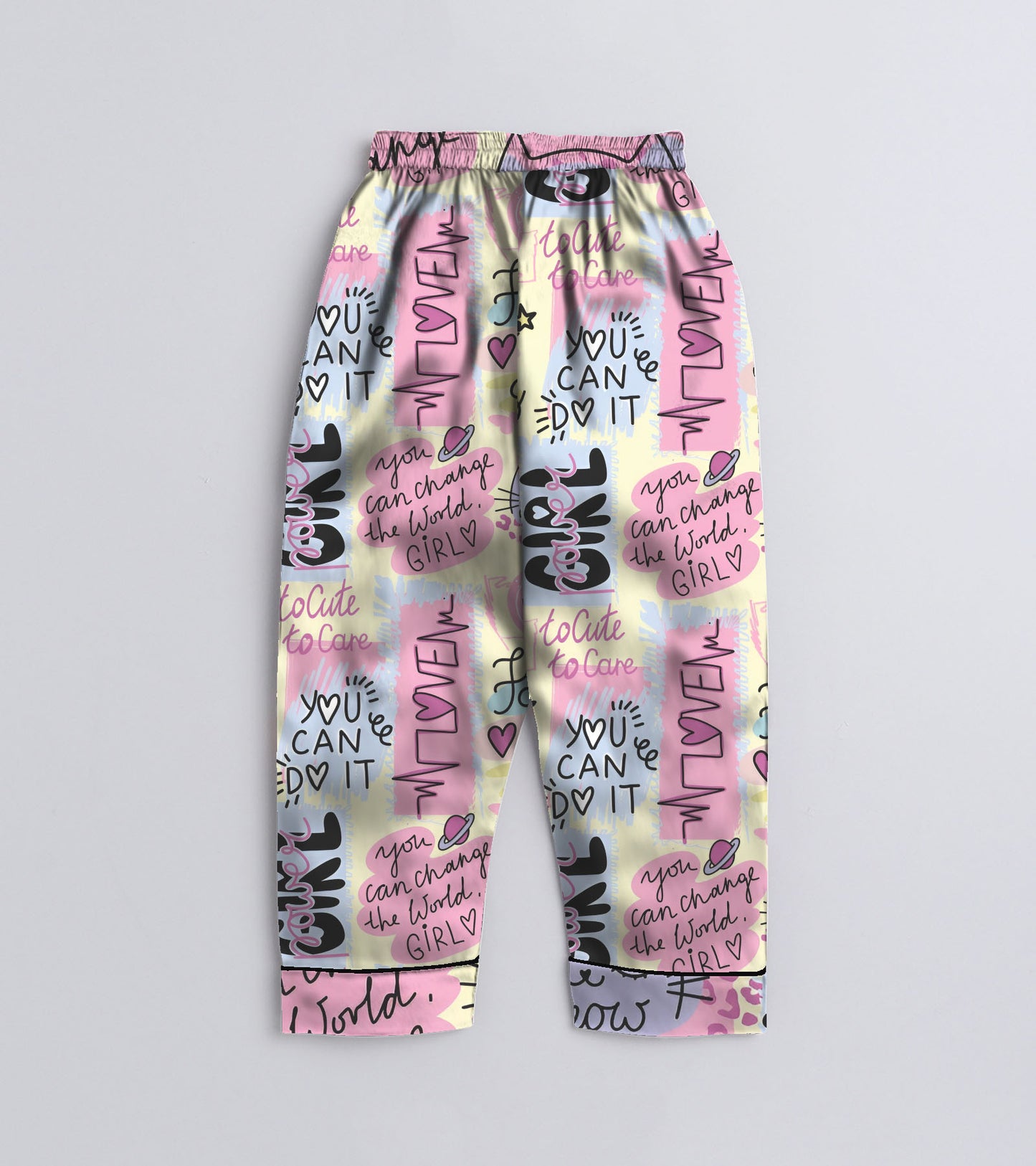 Dream Printed Girls Pure Cotton Nightsuit Set