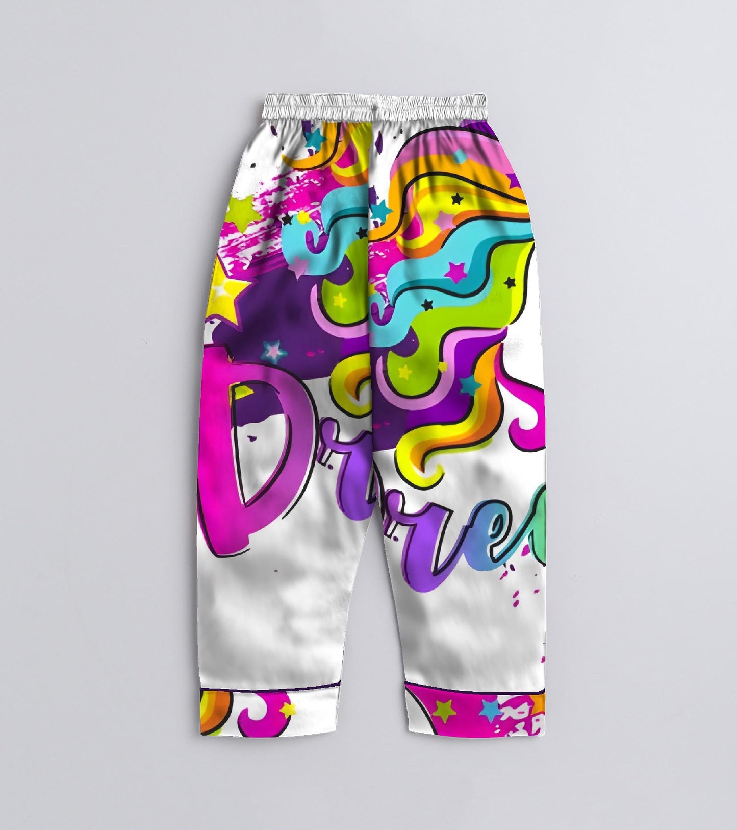 Dreamy Unicorn Girls Pure Cotton Nightsuit Set