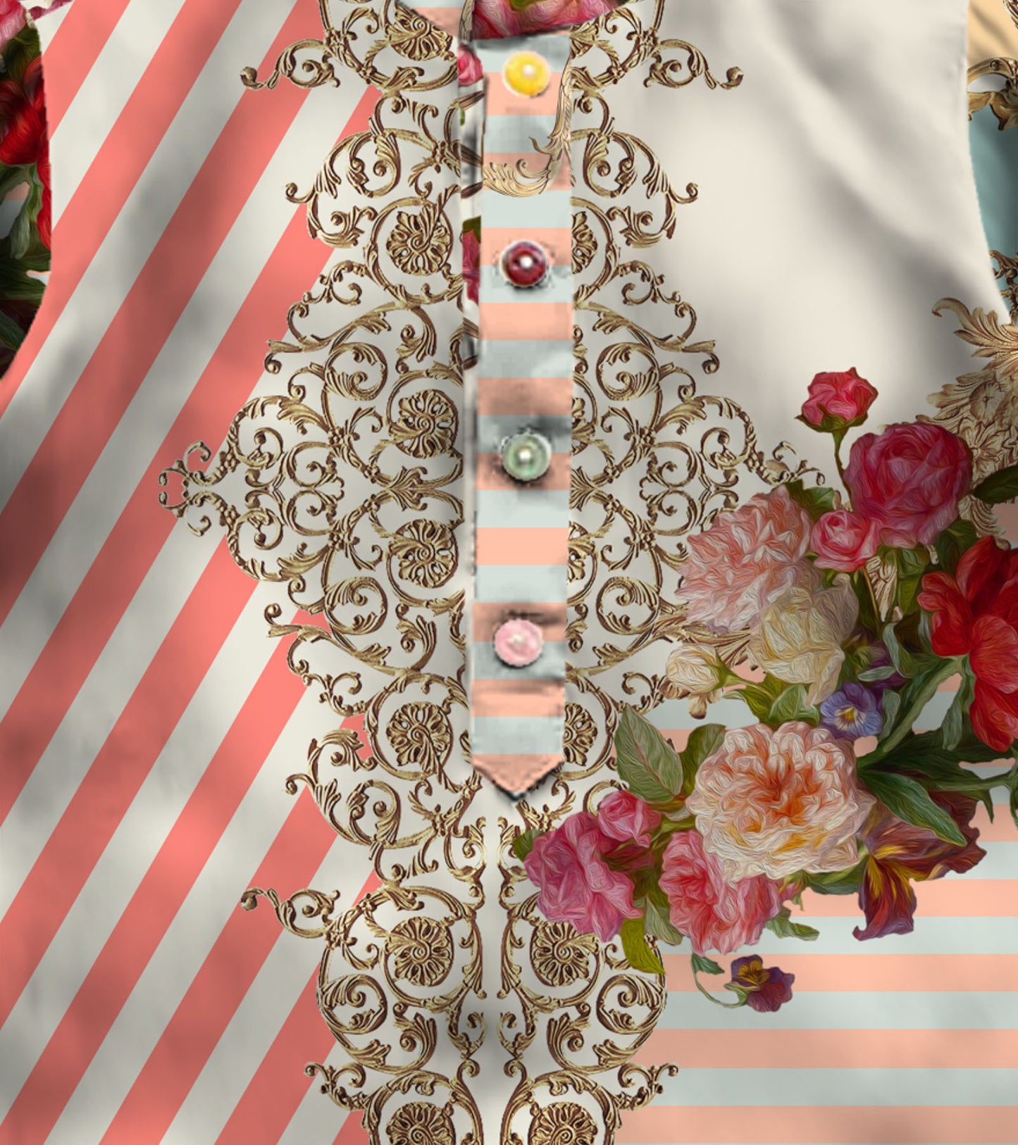 Exotic Motifs Printed Pure Cotton Kurta And Pyjama