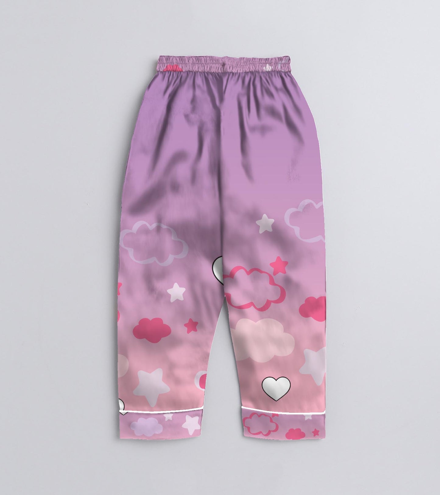 Fashion Girl Printed Girls Pure Cotton Nightsuit Set