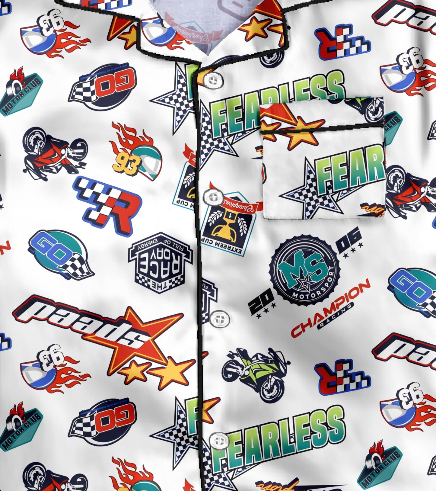 Fearless Printed Nightsuit Set