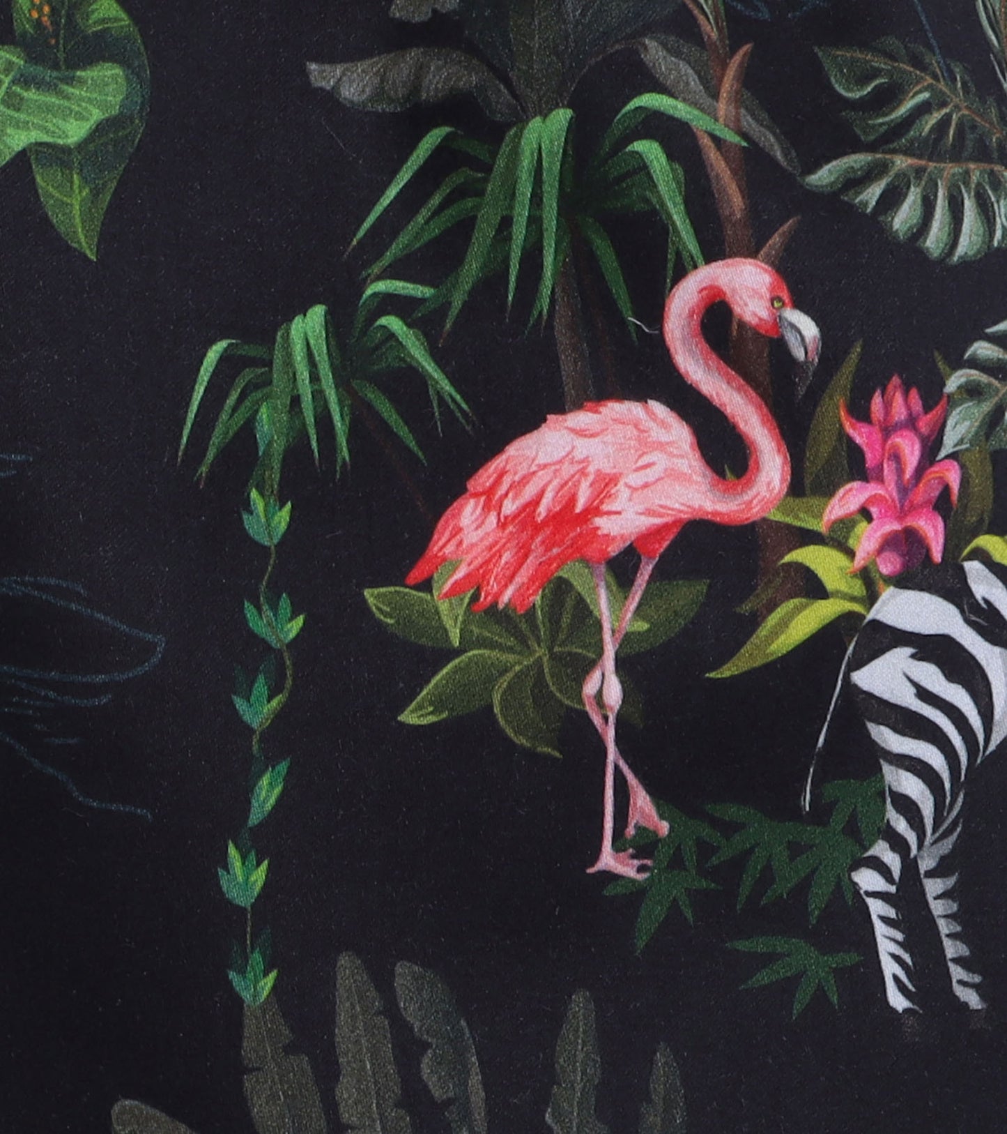 Flamingo Dark printed Nightsuit Set
