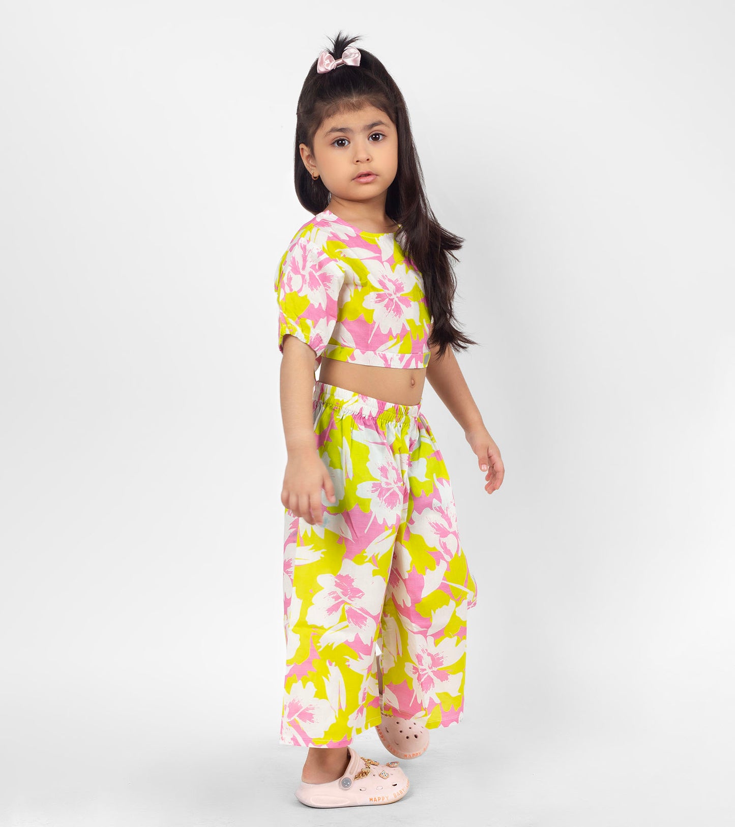 Floral Pastel Printed Co ord Sets For Girls