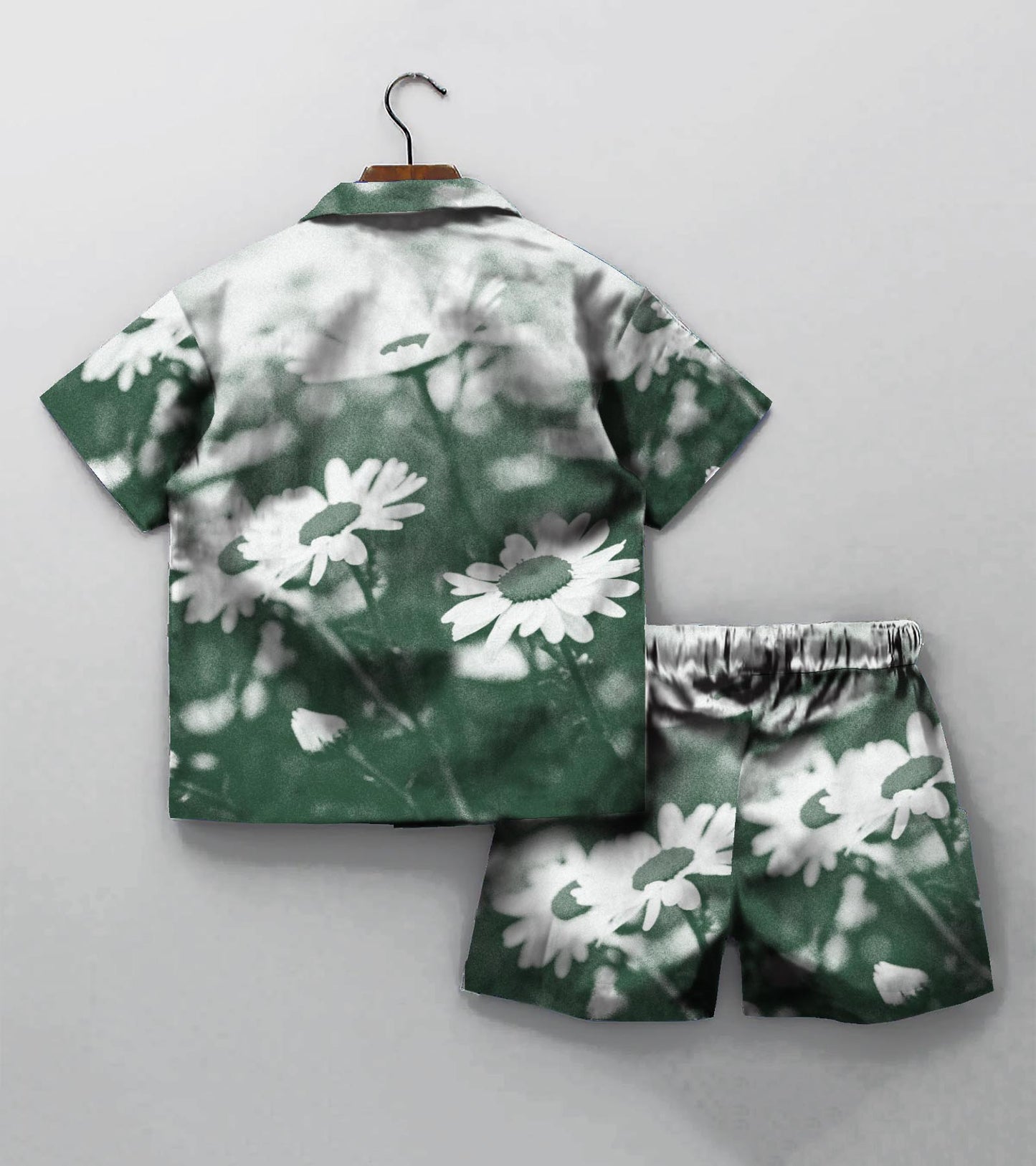 Floral Placement Printed Boys Co ord Set
