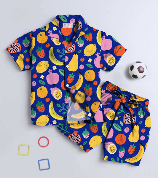 Fruits Printed Boys Co ord Set