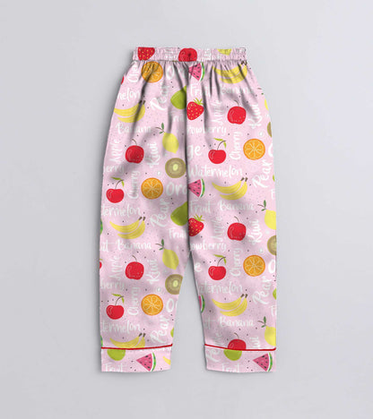 Fruits Printed Nightsuit Set