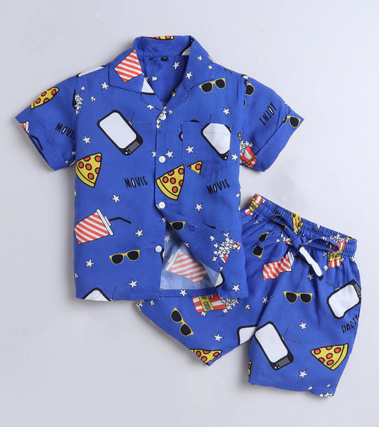 Fun time Printed Boys Co ord Set