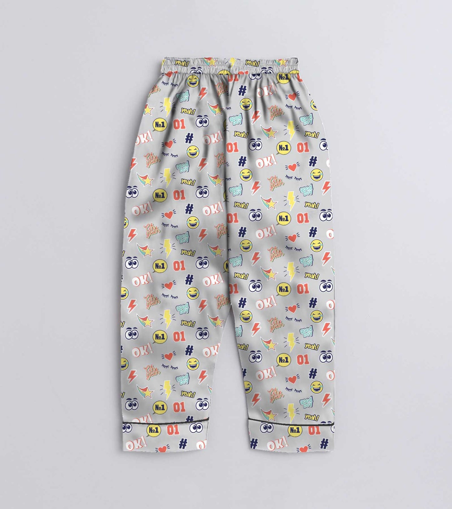 Funny Symbols Printed Nightsuit Set