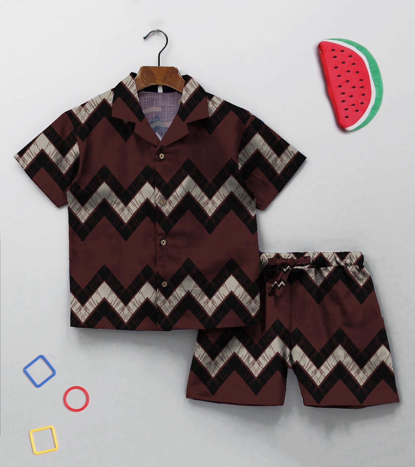 Helipad Printed Boys Co ord Set