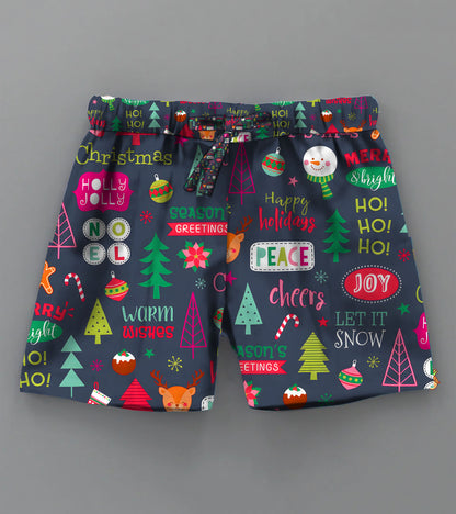 Ho Ho Ho Christmas Printed Boys Co ord Set