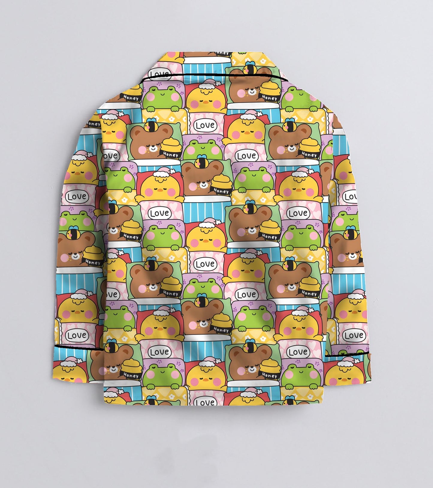 Honey Love  Cotton Printed Nightsuit Set