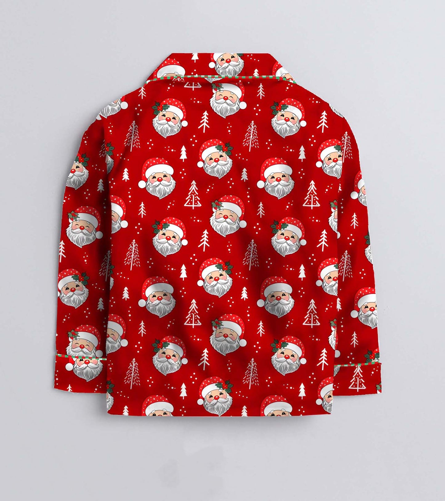 Hye Santa  Pattern Pure Cotton Christmas Printed Nightsuit Set