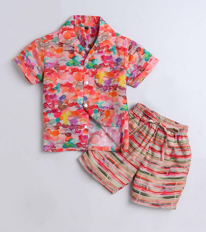 Kool Printed Boys Co ord Set
