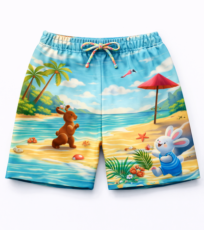 Lake Adventure Flamingo Printed kids Co ord Set