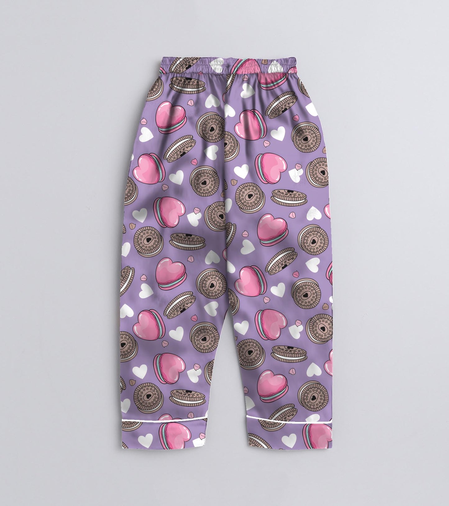 Love Oreo Girls Pure Cotton Nightsuit Set