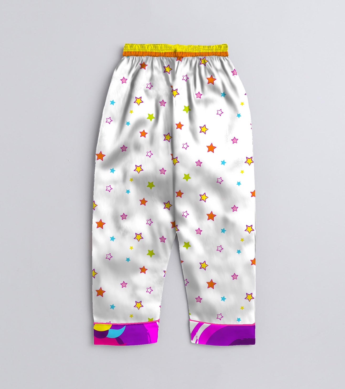 Magic Printed Girls Pure Cotton Nightsuit Set