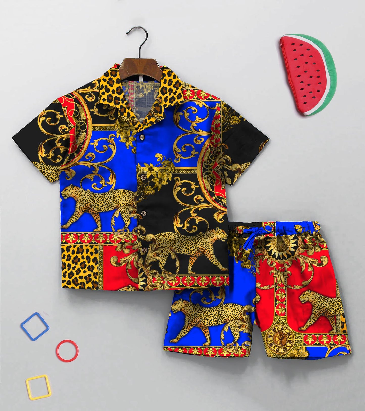 Martine Tiger Printed Boys Co ord Set