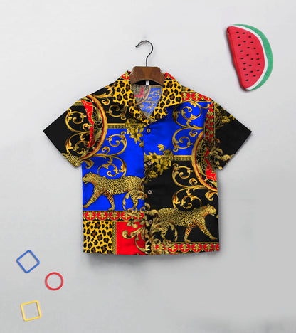 Martine Tiger Printed Boys Co ord Set