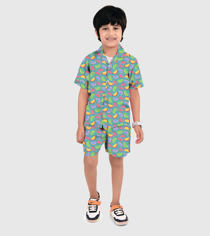 Melon Slice Printed Boys Co ord Set