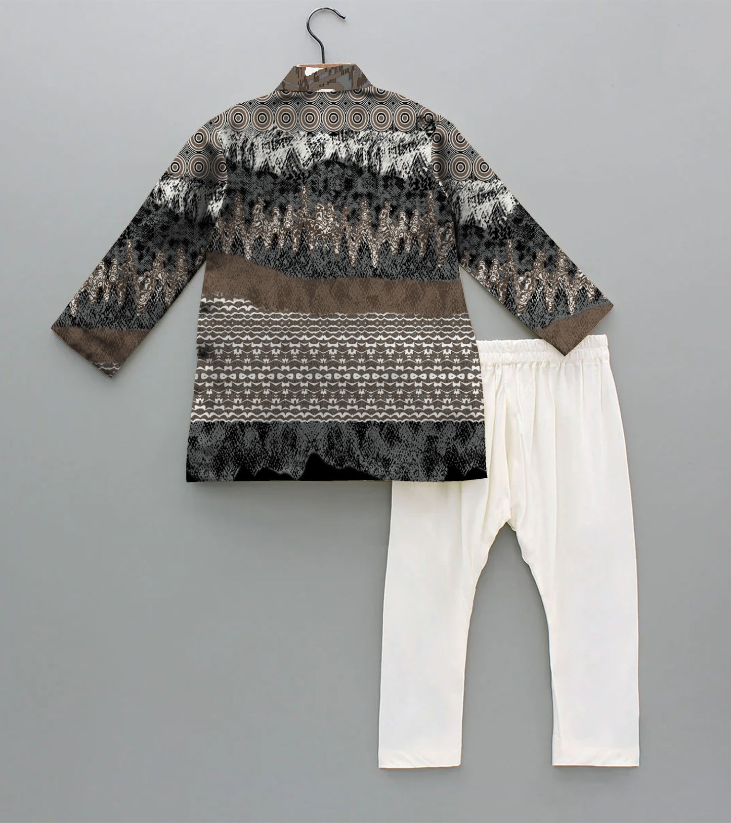 Monarchy Printed Pure Cotton Kurta And Pyjama