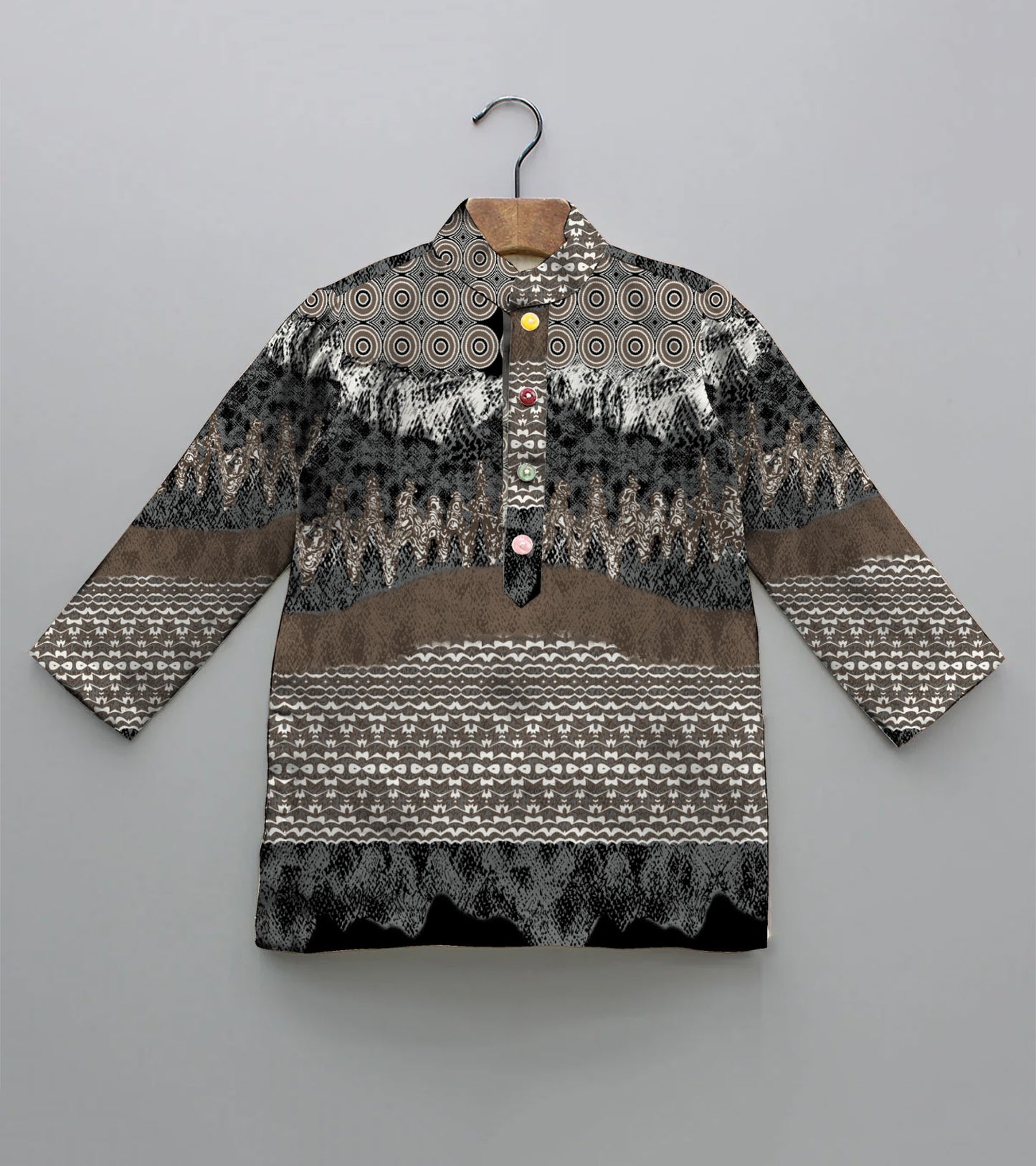 Monarchy Printed Pure Cotton Kurta And Pyjama