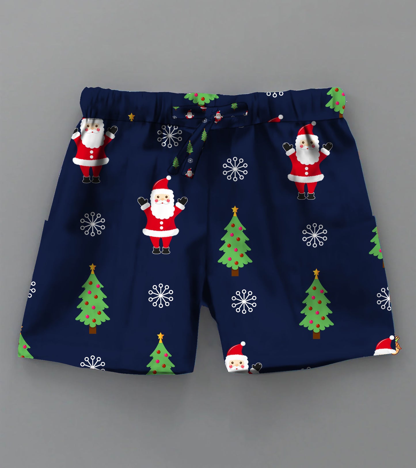 Nevy Christmas  Printed Boys Co ord Set