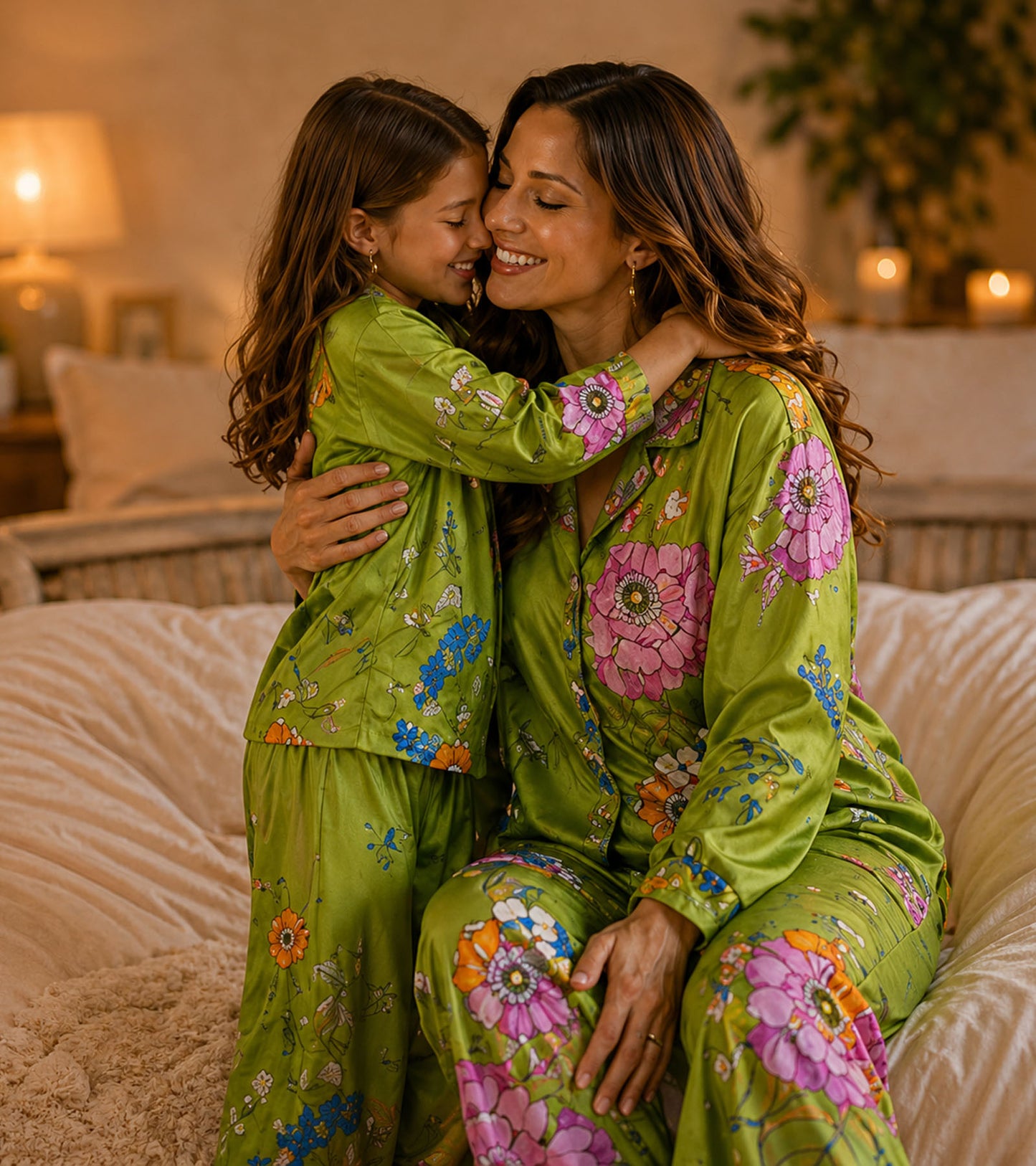 Olive Bloom Luxe Mom & Me Matching Lounge Set