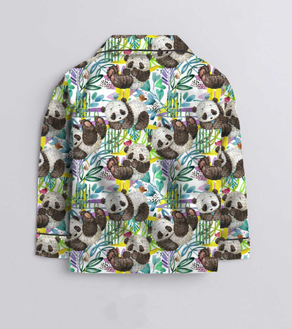 Panda Printed Nightsuit Set