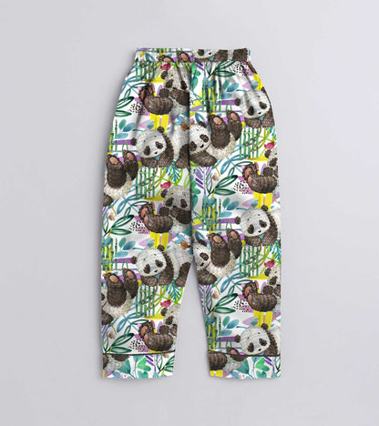 Panda Printed Nightsuit Set